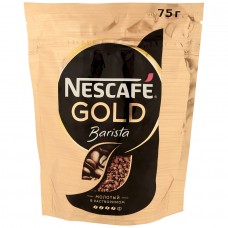 Кофе Нескафе Голд 75гр пакет(12) БаристаСтайл