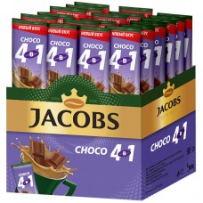 Кофе Якобс 4 в 1 Шоколад пакет 10бл*24шт*12гр.