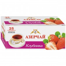 Чай Азерчай клубника (с конвер.) 25пак.*24шт