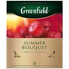 Чай Greenfield Summer Bouquet /2гр*100пак/9/ аром малины/0878-09