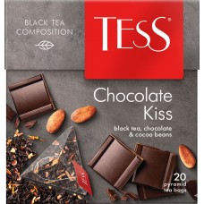 Чай Tess Шоколад Кисс (1,8гх20п)чай пирам.черн. с доб 1526-12