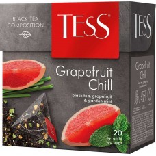 Чай Tess Грейпфрут Чилл(1,8гх20п)чай пирам.черн. с доб 1528-12