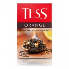 Чай Tess Оранж 100гр/15/черн с лист черн смор цедр апельсина и яблока/0646-15/