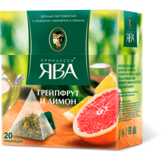 Чай Ява зеленый грейпфрут и лимон (1,8гх20п) пирамидки 1478-12