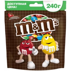 Драже М&М's  18*240г  шоколад ПРОМО- 10208828