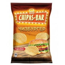 Снеки со вкусом чизбургера "Chipas BAR", 50 г,/21, 1,05 кг