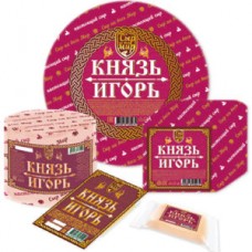 Сыр Князь Игорь кубик 50%~2,4кг*6шт Топл.мол.(Сыр на весь мир)