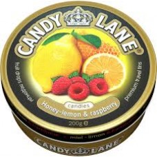 Candy Lane леденцы мед-лимон и малина, ж/б, 6*4, 200 г