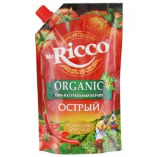 Кетчуп Mr. Ricco Pomodoro Speciale "Острый"дой-пак 0,35кг (16)