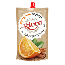 Джем десертный Апельсин-корица "Mr.Ricco" дой-пак 0,3 кг/16