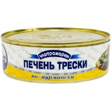 Рыбные консервы УМ Печень трески по-мурмански 240гр./24 шт