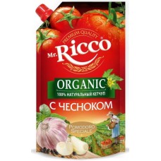 Кетчуп Mr. Ricco Pomodoro Speciale "С чесноком"дой-пак 0,35кг (16)