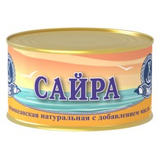 Рыбные консервы МС Сайра  нат. с д/м 240 гр./48 шт.